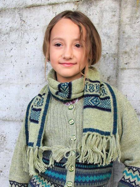 Echarpe laine fille - Echarpes enfants - Vêtements enfants Poutali